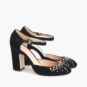 NWOT J.Crew Embellished Mary Jane Pump Size 6